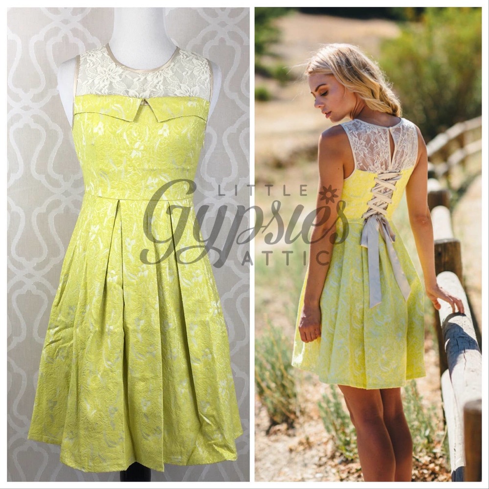 Ryu Lolita Lace & Jacquard Mini Dress